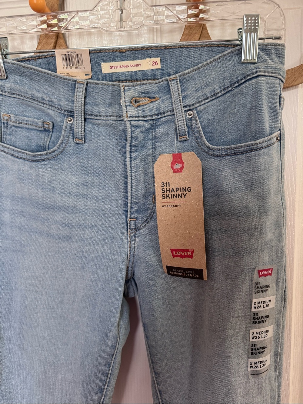 Levi's 311 Shaping Skinny Jeans - Light Blue NWT